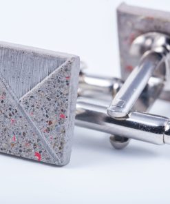 Elegáns szürke dizájner mandzsettagomb