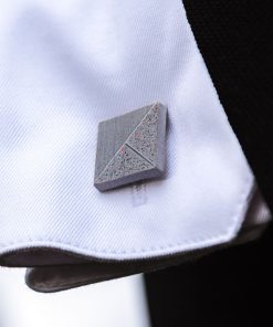 TERRAZZO Beton Mandzsettagomb Envelope szurke piros