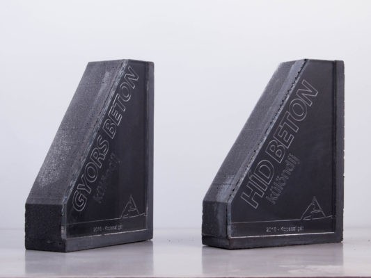 Concrete trophies for Hungarian Concrete Canoe Championship's special winners