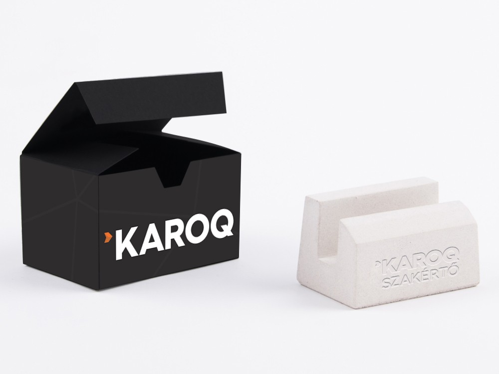 Branded business card holder for clients