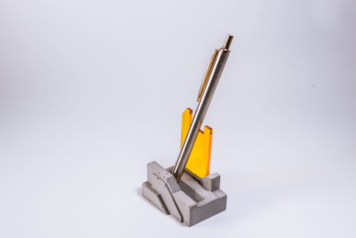 Archicon concrete pen holder office design gift