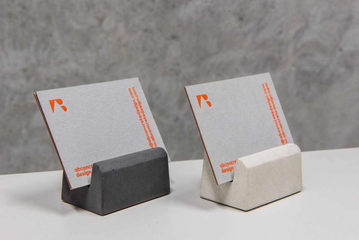 Business Card Holder And Photo Holder Ab Concrete Design And Business Gifts