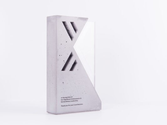 concrete trophy maker studio