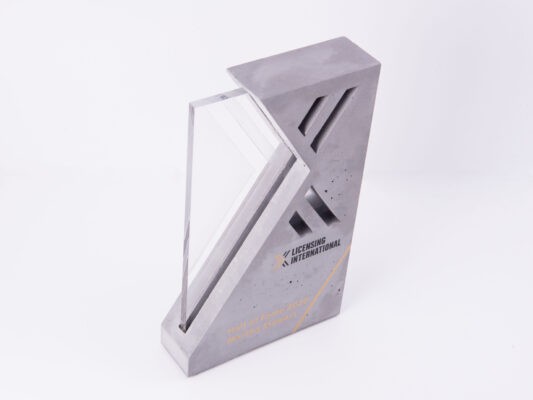 custom made unique concrete award