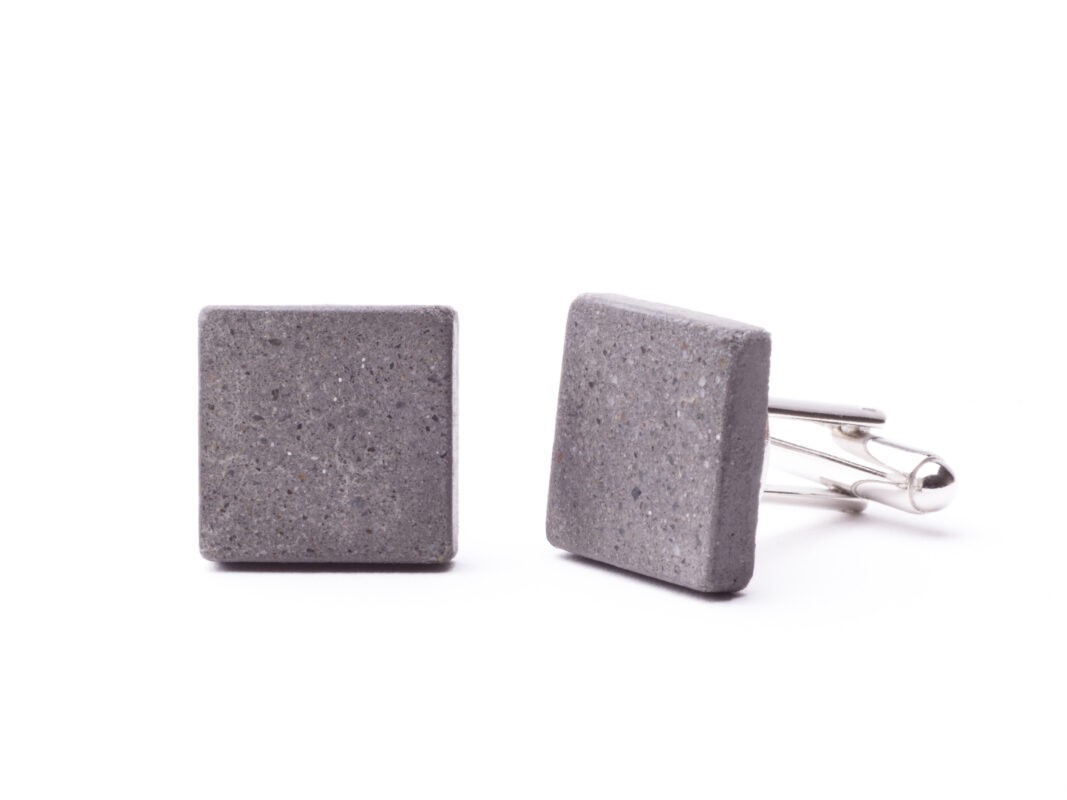 concrete cufflink for companies