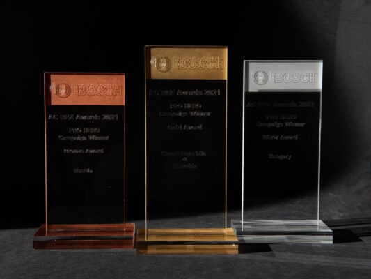 custom made awards for bosch