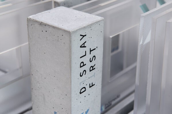 display first award made of concrete