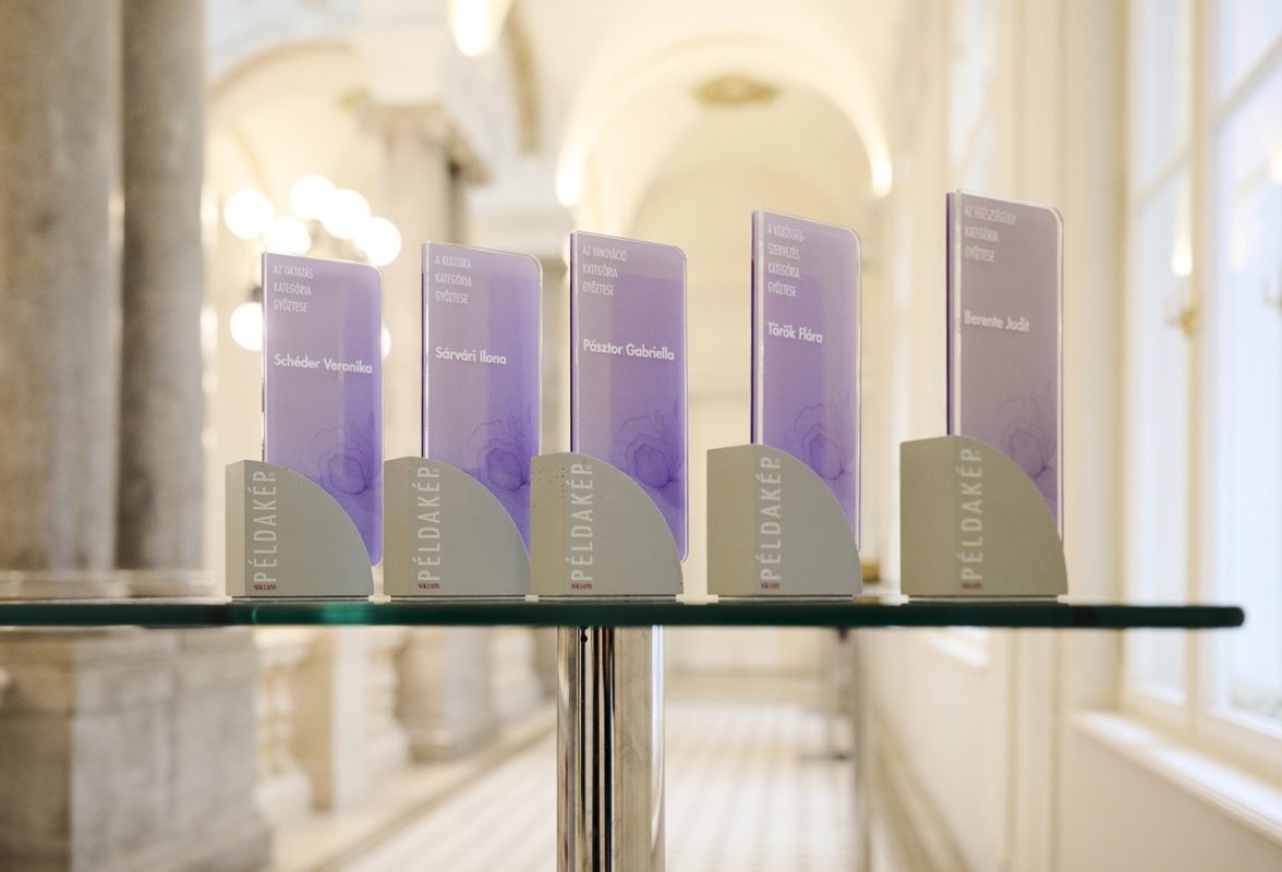 custom-designed awards for the Women's Journal magazine's ceremony