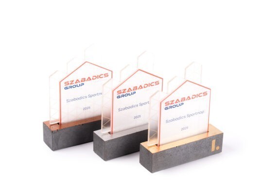 concrete gold silver bronze trophy